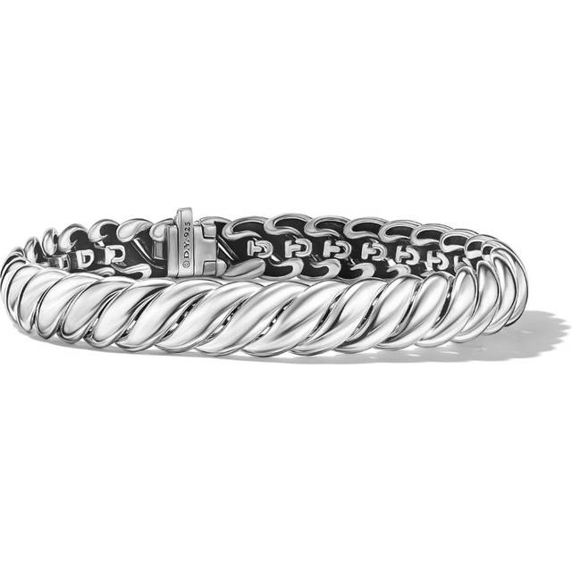 David Yurman - sterling silver Sculpted Cable bracelet (8.5mm) - women - Sterling Silver - S