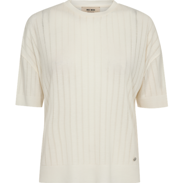MOS Mosh, Topp, Dam, S, Vår Tee med Swann O-Ss Stil - beige (S)