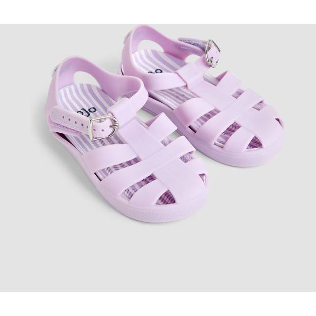 JoJo Maman Bebe Girls Jelly Sandals - Purple, Purple, Size 4 Younger