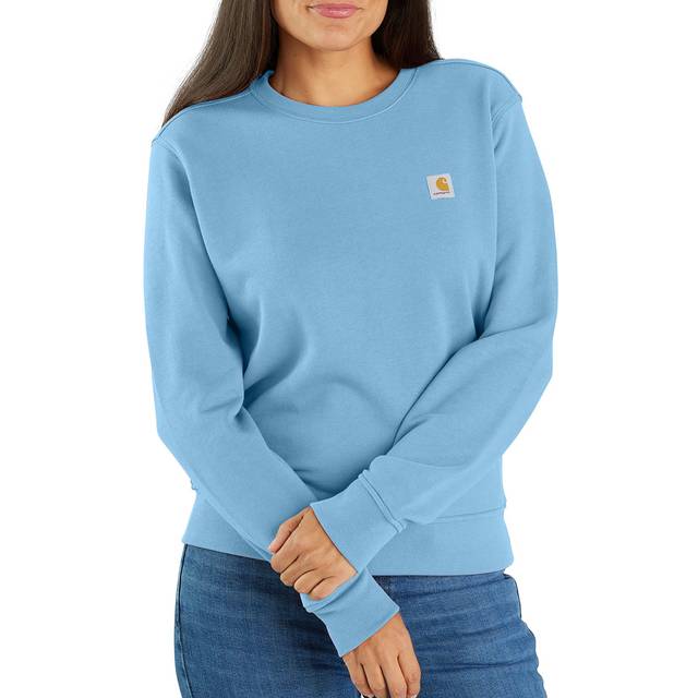 Carhartt Women's Tencel Fiber Series Relaxed Fit Sweatshirt  Fresh Water