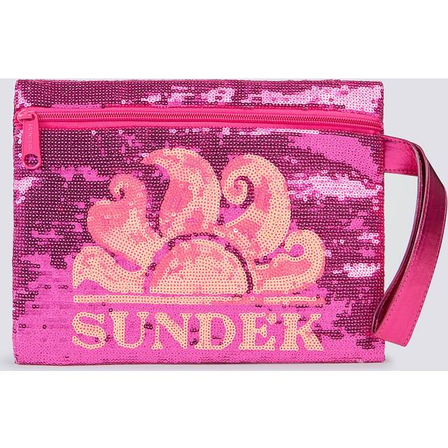 Cher - sequined clutch bag rose u - ROSE (U)