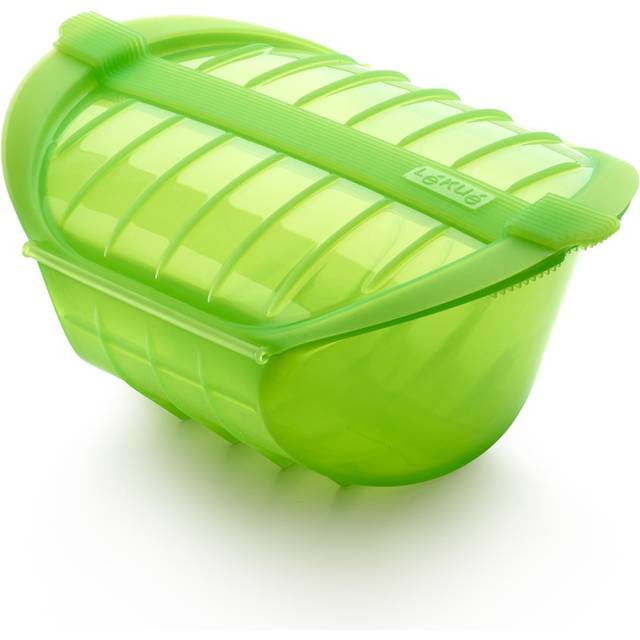 Lékué Lékué deep steamer microwave 3-4 servings. Green