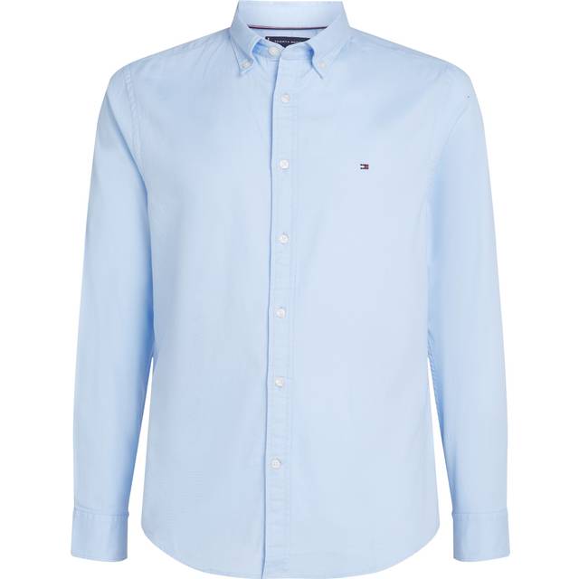 Tommy Hilfiger Flex Cotton Slim Fit Dobby Shirt, Blue