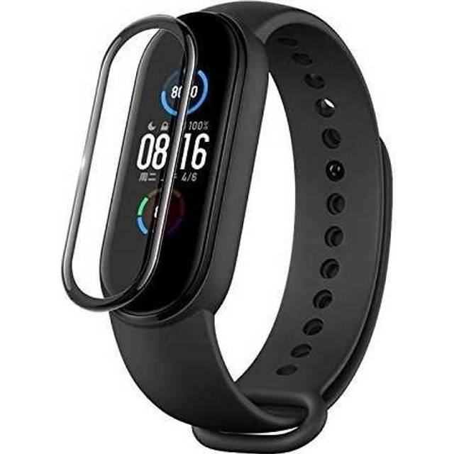 2-PACK Xiaomi Mi Band 5 / 6 FullFrame 3D Härdat Glas 0.2mm 9H