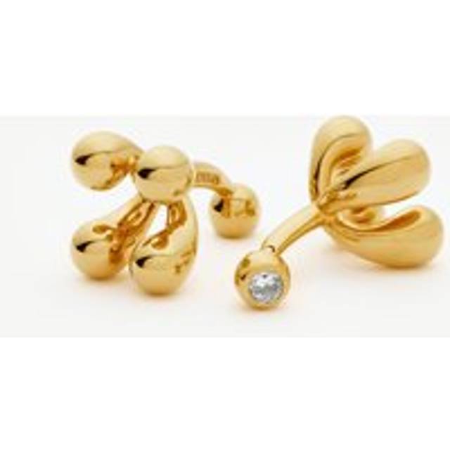 Atom Cufflinks | 18ct Gold Plated Cubic Zirconia