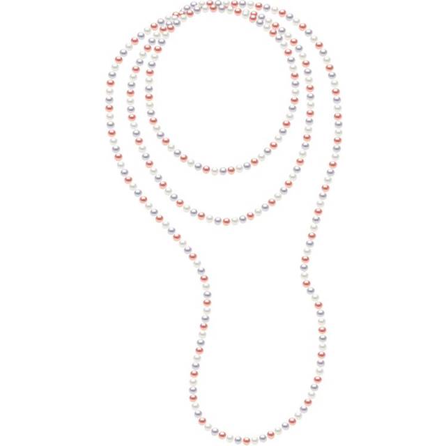 Diadema Womens - Necklace - Real Freshwater Pearls Pastel Multicolour - One Size