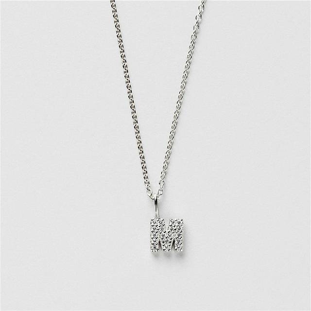 M Sparkle Bokstav Halsband