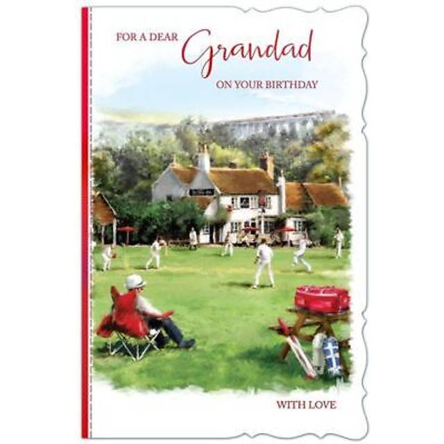 Birthday Card - Grandad - Cricket Pub - Out Of The Blue Quality