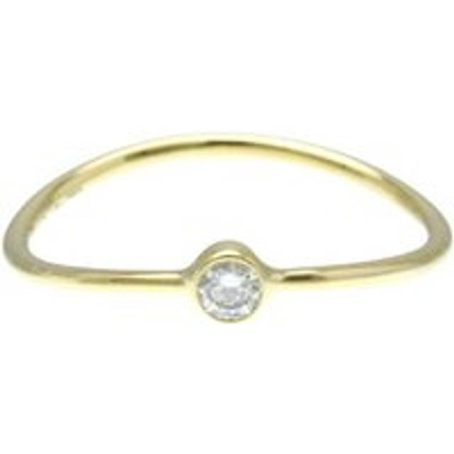 Preloved Tiffany T Bezelset Diamond Ring Unisex - Gold - Metallics - One Size