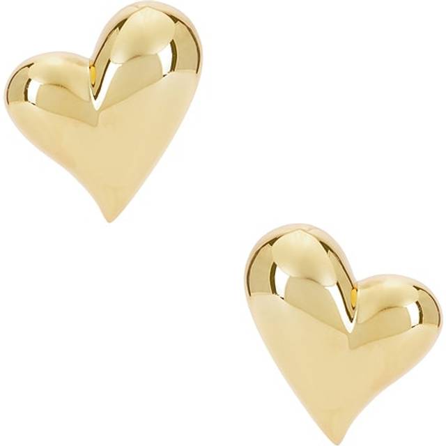 Art Heart Gold-Tone Button Earrings - Canadian jewellery brand Jenny Bird offers contemporary designs in a variety of must-have, on-trend silhouettes. The brand’s lightweight bracelets, rings, necklaces and earrings are finished with custom closures and thoughtful details, for stackable, easy-to-wear style.
