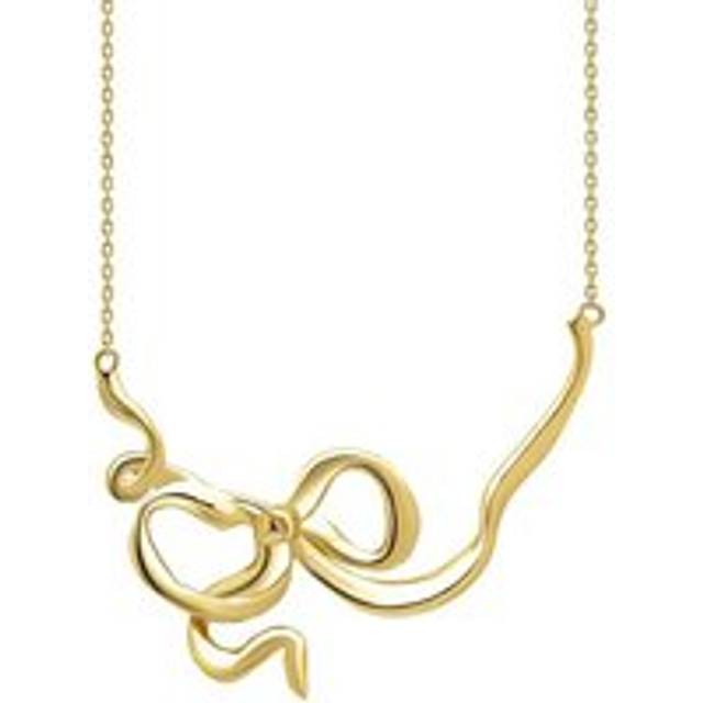 Laura Ashley Statement Ribbon Bow Necklace - J4318
