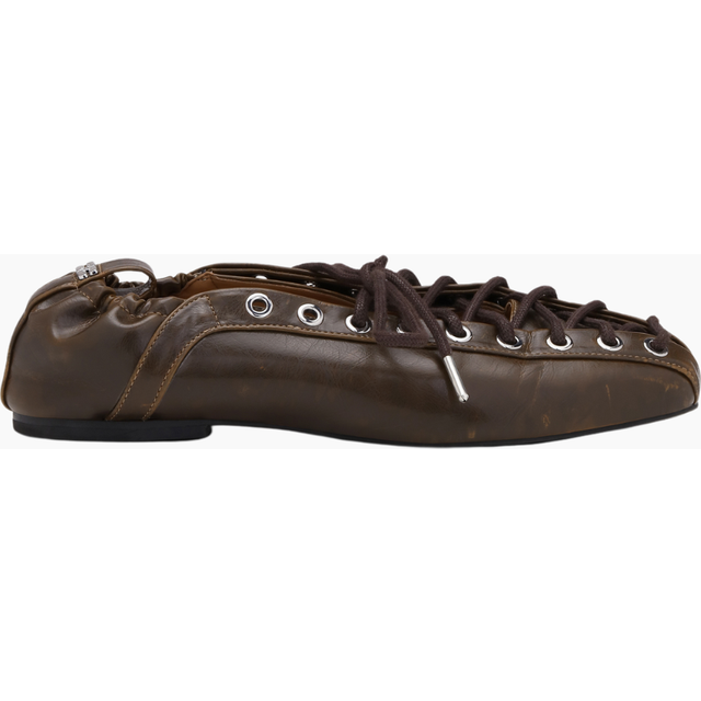 Ganni Women's Oleatex® Ballet Shoes - UK 7 - Brown