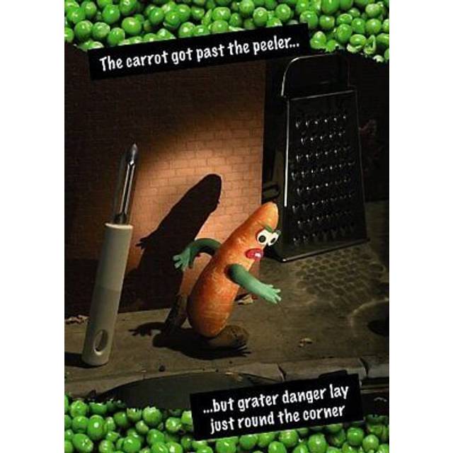 Violent Veg Past The Peeler Grater Danger Birthday Card