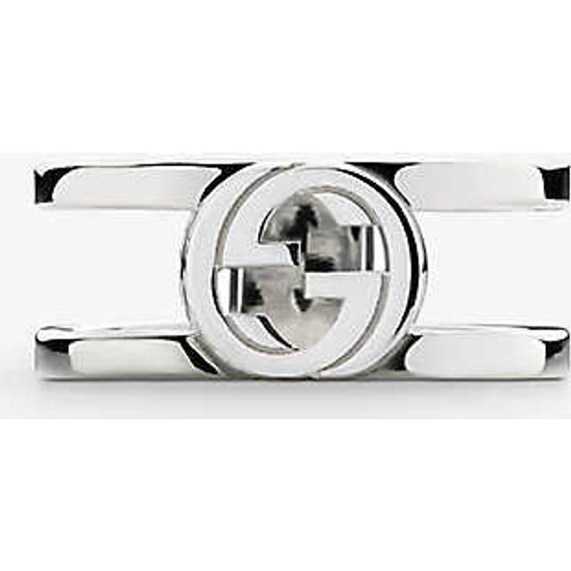 Gucci Womens Silver Interlocking G Ring R - SILVER