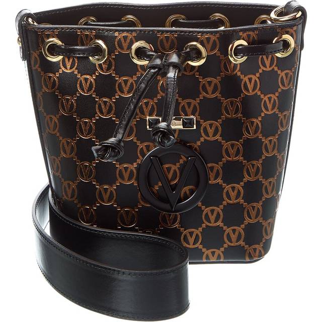 Valentino by Mario Valentino Jules Monogram Leather Bucket Bag