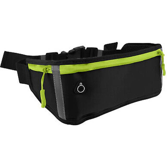 Sport Fanny Bag Adjustable Belt Buckle Closure Reflective Tape