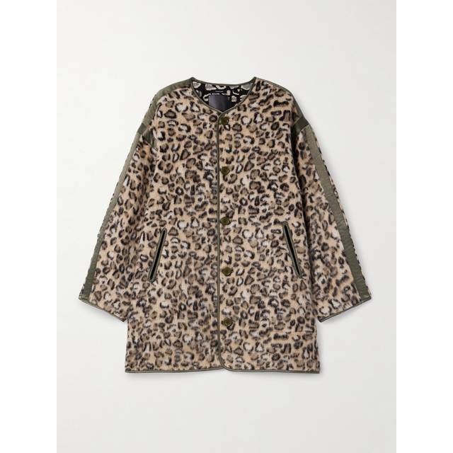TAPED LINER COAT - WOOLY LEOPARD / M - multi (M)