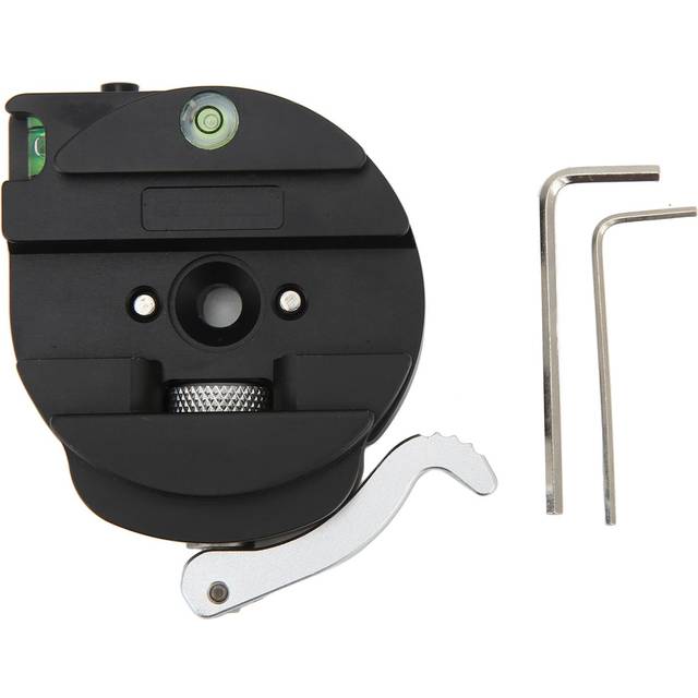 Aluminum Alloy Quick Release Plate Clamp with Light for Arca Standard for Camera Tripod Head