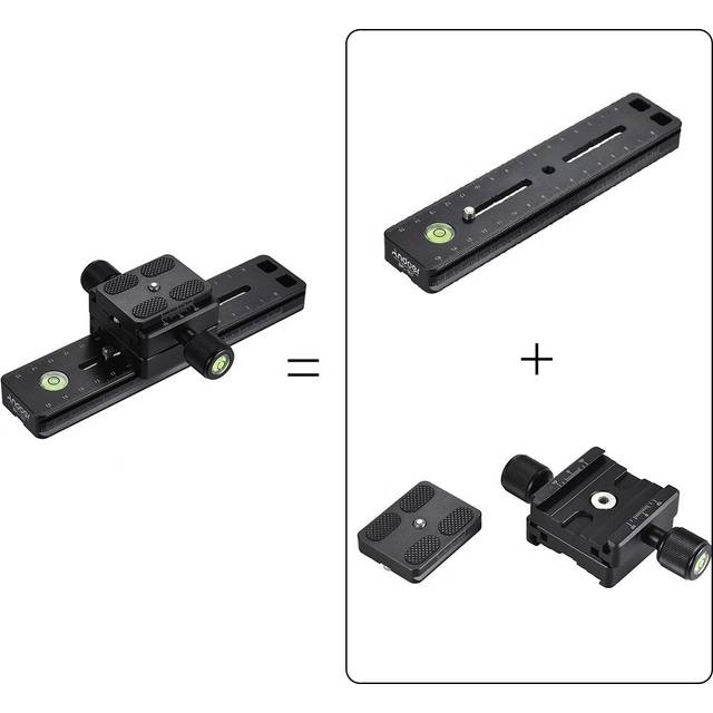 Universal 180mm Long Quick Release Sliding Plate +Clamp for Arca Swiss DSLR