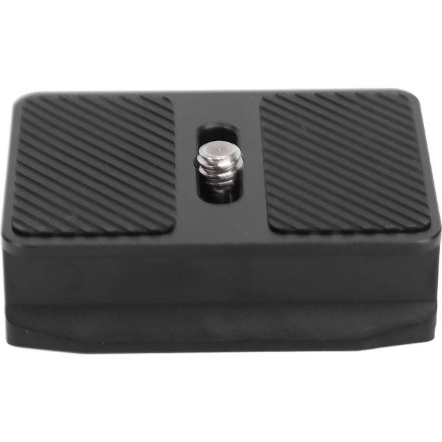 Quick Release Plate with 14 Inch Screw Aluminum Alloy Black Metal Tripod Mount Plate for RS4
