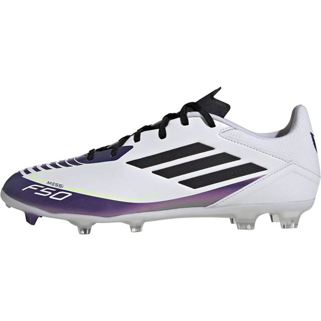 adidas F50 Messi League Fg/ag Triunfo Estelar - Vit/svart/lila - ['Vit'] (46)