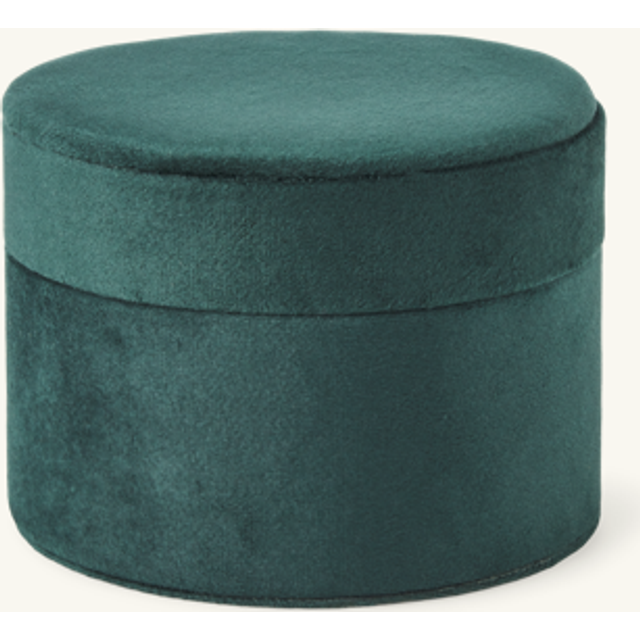 Smyckesask - Ø13,2 x 8,5 cm. - Moss Green - Søstrene Grene