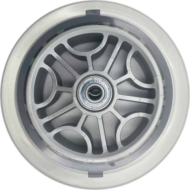 Globber forhjul 121 mm, 2 -pak - Grå (121mm)