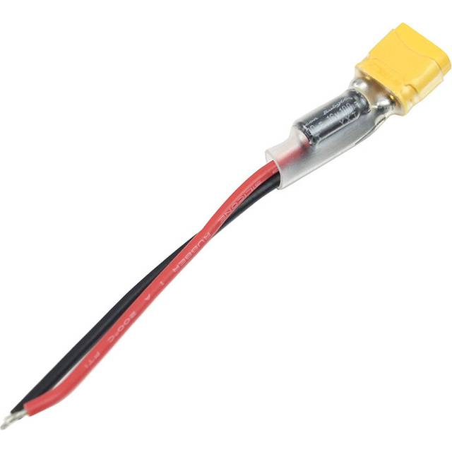 XT30 Plug Connector Power Cord with Capacitor RC Battery Cable Silicone for Sailfly-X FPV Drone Models