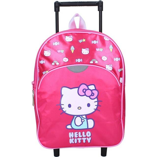 Children's backpack Vadobag Hello Kitty Trolley - Rose - 33x25x11 cm
