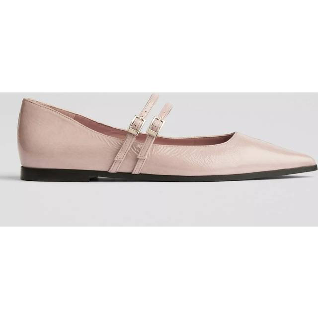 L.K.Bennett Lulu Leather Ballerina Pumps, Taupe