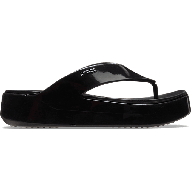 Crocs | Women | Getaway Platform Patent | Flips | Black | 4