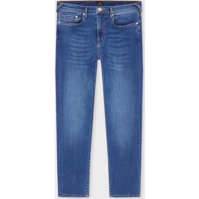 Paul Smith Tapered Fit Jeans Mid Wash Blue