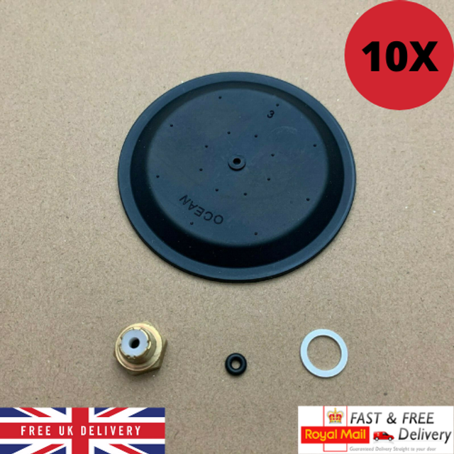 10x baxi combi duo tec dhw diaphragm repair kit