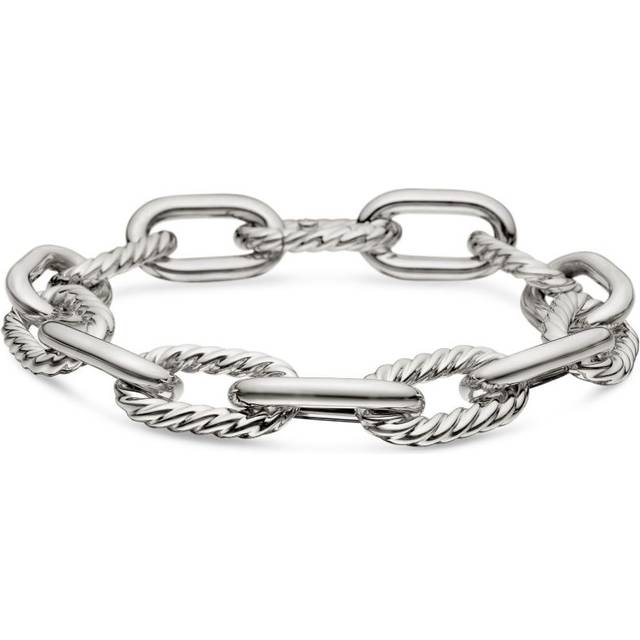 David Yurman - sterling silver DY Madison chain bracelet (11mm) - women - Sterling Silver - L