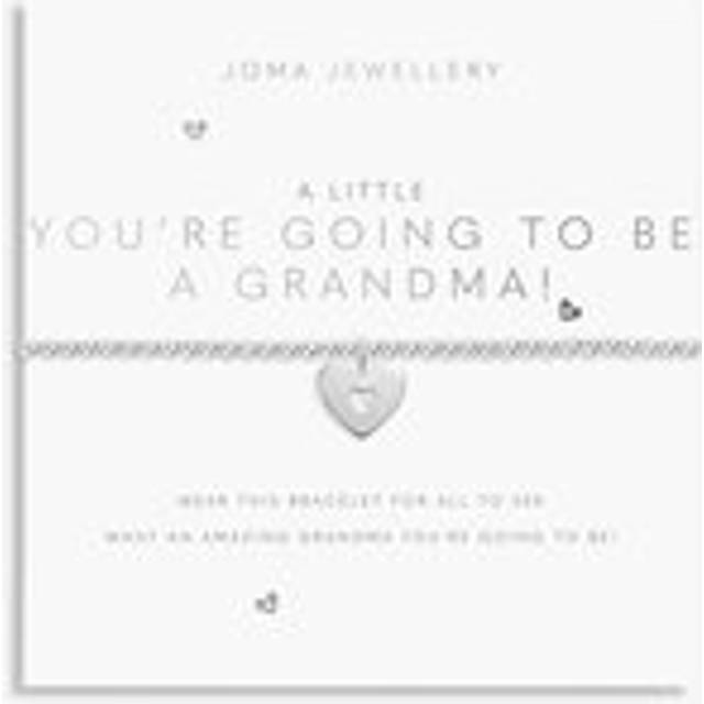 Joma A Little Going To Be a Grandma Heart Bracelet - Silver