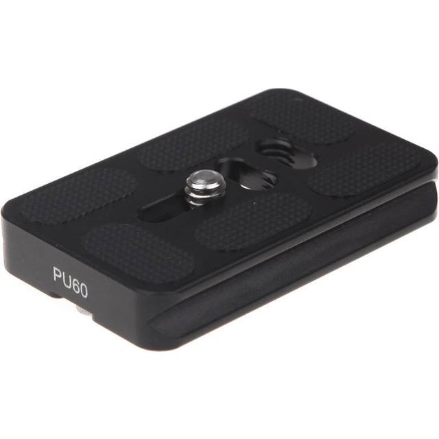 PU-60 Quick Release Plate for Benro B-1 KB-1 N-1 TB-0 Tripod Ballhead Arca Swiss black