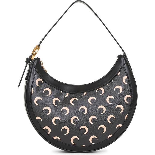 MARINE SERRE | Black Moon Canvas Eclips shoulder bag | Women | PZ - beige (PZ)
