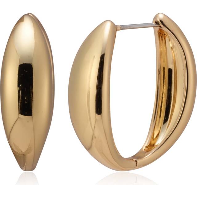 Skagen Skagen x Baum Und Pferdgarten Gold Tone Brass Hoop Earrings Floral Ear Cuff SKJ5003710 Women's & Set, gyllene