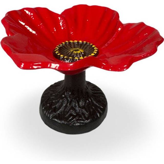 Poppy Fågelbad Röd