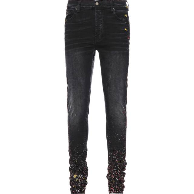 Amiri Painter Skinny Jean in Aged Black - Black. Size 34x34 (also in 29x34, 30x34, 31x34, 32x34, 33x34, 36x35, 38x35). (34x34)