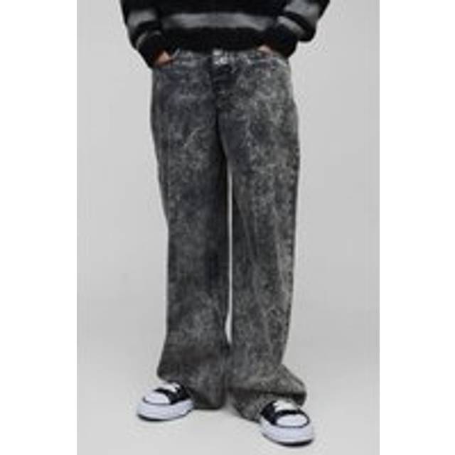 Parachute Rigid Acid Wash Denim Jeans - Grey - 34R
