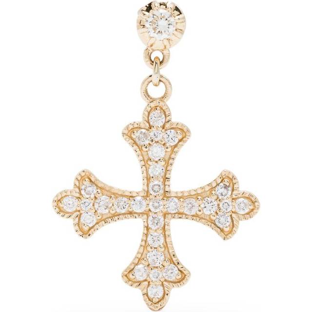 Jacquie Aiche - 14kt yellow gold Sophia diamond earring - women - 14kt Gold/Diamond - One Size