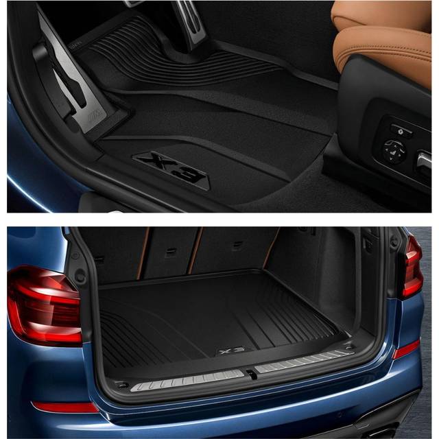 Bmw genuine mat protection pack front rear floor mats set boot mat g08 g08mat