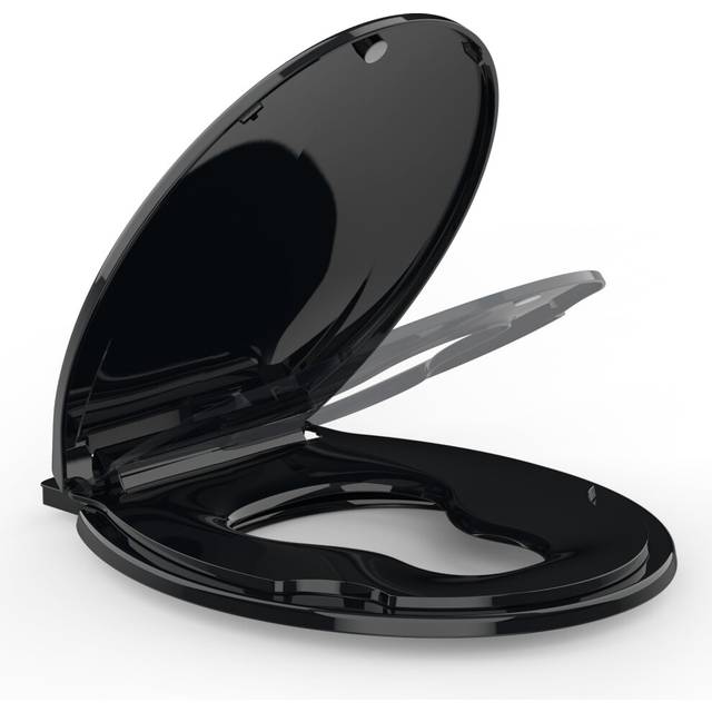 Toilet Seat Round Toilet Seat with Toddler Seat Built in  Potty Training Toilet Seat Round Fits Both Adult and Child  with Soft