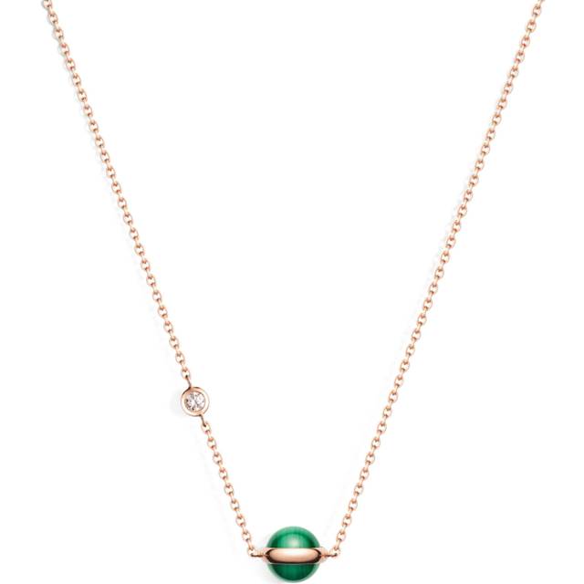 Piaget Rose Gold, Diamond and Malachite Possession Pendant Necklace - Green - One size