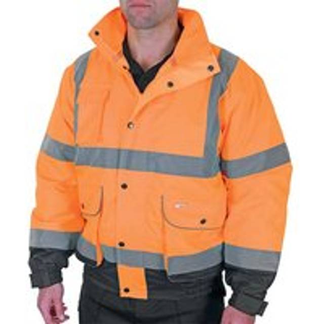 Beeswift TWO TONE CONSTRUCTOR BOMBER JACKET OR/N XXL - Orange/Navy