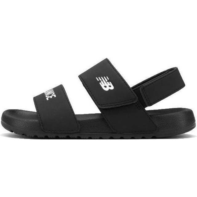 (PS) New Balance Nclay Series Velcro Minimalistic Casual Soft Sole Black Sandals 'Black White' YTNCLAYB - Black/White - 11C