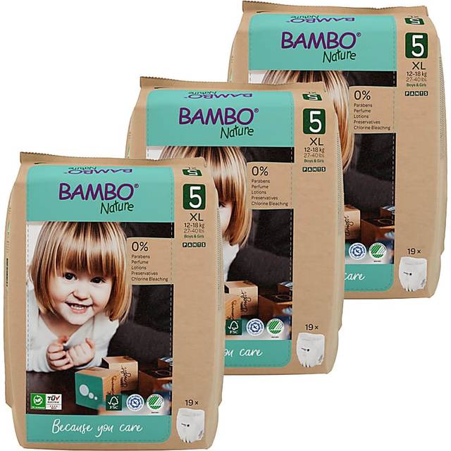 Bambo Nature Training Pants - Size 5 - Economy Pack (57 nappies)