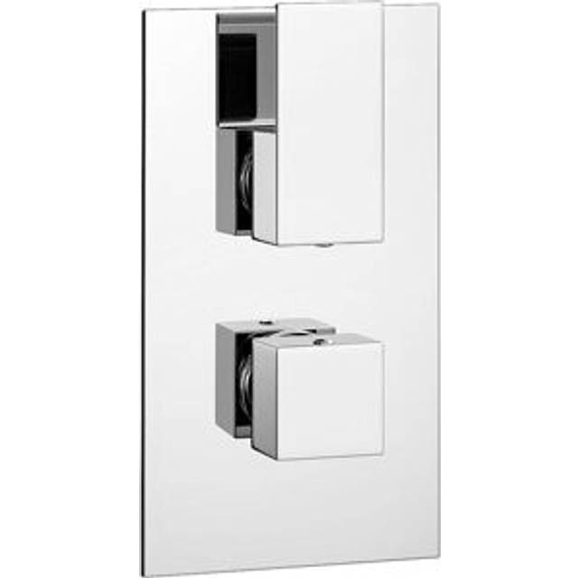 Concealed Thermostatic Shower Mixer Valve - Metallic Silver - One Size