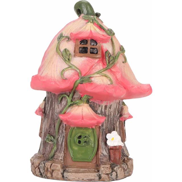 Gnome Fairy House Resin Dustproof Waterproof Garden Gnomes House Figurine for Yard Lawn Outside